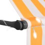 Manuell einfahrbare Markise mit weißer und orangefarbener LED 250 cm von vidaXL, Markisen - Ref: Foro24-145858, Preis: 86,65 ...
