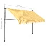 Manuell einfahrbare Markise mit weißer und orangefarbener LED 250 cm von vidaXL, Markisen - Ref: Foro24-145858, Preis: 86,26 ...