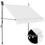 Manuell einziehbare Markise mit cremefarbener LED 200 cm von vidaXL, Markisen - Ref: Foro24-145871, Preis: 77,48 €, Rabatt: %