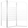 Gestreifte Badezimmertrennwand aus gehärtetem Glas, 120 x 68 x 130 cm von vidaXL, Duschtüren - Ref: Foro24-146226, Preis: 209...