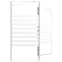 Striped tempered glass bathroom screen 120x68x130 cm by vidaXL, shower doors - Ref: Foro24-146226, Price: 237,32 €, Discount: %