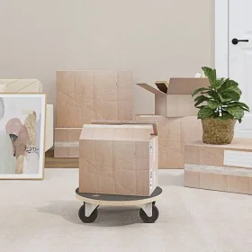 Soportes con ruedas 2 uds redondos Ø38x11,5 cm de vidaXL, Plataformas de carga y palés - Ref: Foro24-154892, Precio: 46,95 €,...