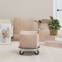 2 round supports with wheels Ø38x11.5 cm by vidaXL, Loading platforms and pallets - Ref: Foro24-154892, Price: 54,16 €, Disco...