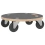 2 round supports with wheels Ø38x11.5 cm by vidaXL, Loading platforms and pallets - Ref: Foro24-154892, Price: 46,95 €, Disco...