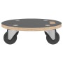 2 round supports with wheels Ø38x11.5 cm by vidaXL, Loading platforms and pallets - Ref: Foro24-154892, Price: 54,16 €, Disco...