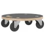 2 round supports with wheels Ø38x11.5 cm by vidaXL, Loading platforms and pallets - Ref: Foro24-154892, Price: 46,95 €, Disco...