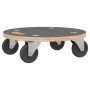2 round supports with wheels Ø38x11.5 cm by vidaXL, Loading platforms and pallets - Ref: Foro24-154892, Price: 54,16 €, Disco...