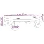 2 round supports with wheels Ø38x11.5 cm by vidaXL, Loading platforms and pallets - Ref: Foro24-154892, Price: 46,95 €, Disco...