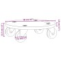 2 round supports with wheels Ø38x11.5 cm by vidaXL, Loading platforms and pallets - Ref: Foro24-154892, Price: 54,16 €, Disco...