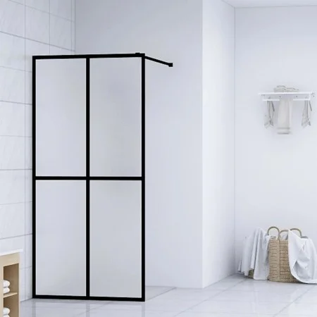 Frosted tempered glass shower screen 140x195 cm by vidaXL, Shower walls and screens - Ref: Foro24-145693, Price: 183,30 €, Di...