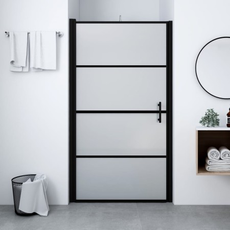 Duschtür aus gehärtetem Glas schwarz 100x178 cm von vidaXL, Duschtüren - Ref: Foro24-146663, Preis: 204,84 €, Rabatt: %