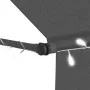 Retractable manual awning with anthracite gray LED 150 cm by vidaXL, Awnings - Ref: Foro24-145863, Price: 74,56 €, Discount: %
