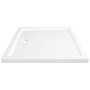 Plato de ducha rectangular blanco ABS 80x90 cm