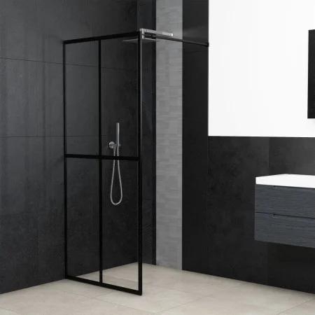Transparent tempered glass shower screen 118x190 cm by vidaXL, Shower walls and screens - Ref: Foro24-145682, Price: 161,78 €...