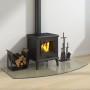 Placa de vidrio para chimenea 120x60 cm de vidaXL, Cristal - Ref: Foro24-324156, Precio: 62,25 €, Descuento: %
