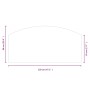 Placa de vidrio para chimenea 120x60 cm de vidaXL, Cristal - Ref: Foro24-324156, Precio: 62,25 €, Descuento: %