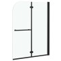Faltduschwand 2 Paneele ESG schwarz 95x140 cm von vidaXL, Duschtüren - Ref: Foro24-147193, Preis: 128,08 €, Rabatt: %