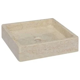 Cream marble sink 40x40x10 cm by vidaXL, Sinks - Ref: Foro24-149168, Price: 150,44 €, Discount: %
