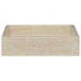 Cream marble sink 40x40x10 cm by vidaXL, Sinks - Ref: Foro24-149168, Price: 153,25 €, Discount: %