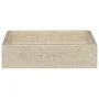 Cream marble sink 40x40x10 cm by vidaXL, Sinks - Ref: Foro24-149168, Price: 150,44 €, Discount: %