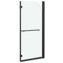 Faltbare Duschwand 2 Paneele ESG schwarz 120x140 cm von vidaXL, Duschtüren - Ref: Foro24-147194, Preis: 140,31 €, Rabatt: %