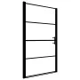 Black Frosted Tempered Glass Shower Door 91x195cm by vidaXL, shower doors - Ref: Foro24-146662, Price: 203,23 €, Discount: %