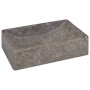 Gray marble sink with gloss 45x30x12 cm by vidaXL, Sinks - Ref: Foro24-149156, Price: 128,21 €, Discount: %