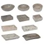 Gray marble sink with gloss 45x30x12 cm by vidaXL, Sinks - Ref: Foro24-149156, Price: 124,11 €, Discount: %