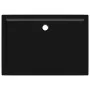 Rectangular black ABS shower tray 80x110 cm by vidaXL, Shower trays - Ref: Foro24-148918, Price: 123,52 €, Discount: %