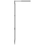 Begehbare Duschwand ESG transparentes Glas schwarz 115x195cm von vidaXL, Duschwände und Duschwände - Ref: Foro24-149151, Prei...