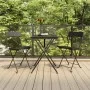 Folding 3-piece synthetic black rattan bistro set by vidaXL, Garden sets - Ref: Foro24-319989, Price: 131,93 €, Discount: %