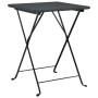 Juego bistró plegable 3 piezas ratán sintético negro de vidaXL, Conjuntos de jardín - Ref: Foro24-319989, Precio: 116,00 €, D...