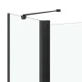 Mampara de ducha plegable ESG negra 120x68x130 cm de vidaXL, Puertas de ducha - Ref: Foro24-147190, Precio: 232,68 €, Descuen...
