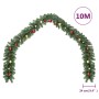 Christmas garland decorated with balls and LED lights 10 m by vidaXL, Christmas lights - Ref: Foro24-246407, Price: 61,01 €, ...