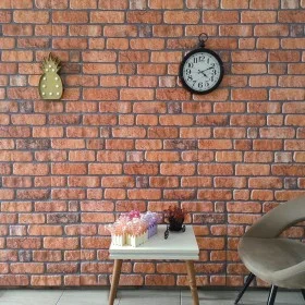 3D Wall Panels Brick Design 10 pcs EPS Terracotta by vidaXL, Wall covering - Ref: Foro24-149580, Price: 182,09 €, Discount: %