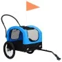 Pet Fahrradanhänger Kinderwagen 2 in 1 Blau Schwarz von vidaXL, Kinderwagen für Haustiere - Ref: Foro24-92438, Preis: 116,09 ...