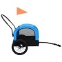 Pet Fahrradanhänger Kinderwagen 2 in 1 Blau Schwarz von vidaXL, Kinderwagen für Haustiere - Ref: Foro24-92438, Preis: 116,09 ...