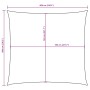 Toldo de vela cuadrado tela Oxford amarillo 6x6 m