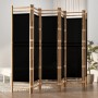 Folding screen with 6 panels made of bamboo and canvas, 240 cm. by vidaXL, Room dividers - Ref: Foro24-350630, Price: 135,56 ...