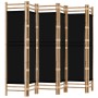 6-teiliger Paravent Bambus und Leinwand 240 cm von vidaXL, Raumteiler - Ref: Foro24-350630, Preis: 135,56 €, Rabatt: %