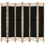 6-teiliger Paravent Bambus und Leinwand 240 cm von vidaXL, Raumteiler - Ref: Foro24-350630, Preis: 135,56 €, Rabatt: %