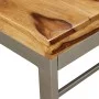 Solid sheesham wood and steel dining table 180 cm by vidaXL, Kitchen and dining tables - Ref: Foro24-244797, Price: 329,73 €,...