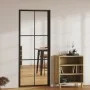 Innentür ESG-Glas und schwarzes Aluminium 83x201,5 cm von vidaXL, Türen für zu Hause - Ref: Foro24-151203, Preis: 215,94 €, R...