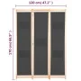Three-panel gray fabric room divider screen 120x170x4 cm by vidaXL, Room dividers - Ref: Foro24-248175, Price: 49,71 €, Disco...