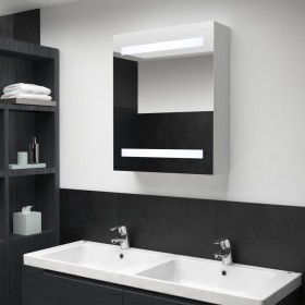 Badezimmerschrank mit LED-Spiegel 50x13,5x60 cm von vidaXL, Badezimmerwaschtische - Ref: Foro24-285115, Preis: 108,42 €, Raba...