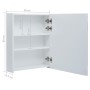 Bathroom cabinet with LED mirror 50x13.5x60 cm by vidaXL, bathroom vanities - Ref: Foro24-285115, Price: 108,42 €, Discount: %
