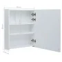 Mueble de baño con espejo LED 50x13,5x60 cm de vidaXL, Tocadores de baño - Ref: Foro24-285115, Precio: 106,54 €, Descuento: %