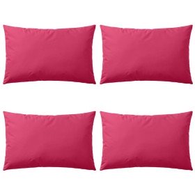 Cojines para exteriores 60x40 cm rosa 4 unidades Cojines para exteriores 60x40 cm rosa 4 unidades