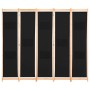Divider screen with 5 black fabric panels 200x170x4 cm by vidaXL, Room dividers - Ref: Foro24-248185, Price: 80,01 €, Discoun...