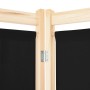 Divider screen with 5 black fabric panels 200x170x4 cm by vidaXL, Room dividers - Ref: Foro24-248185, Price: 80,01 €, Discoun...